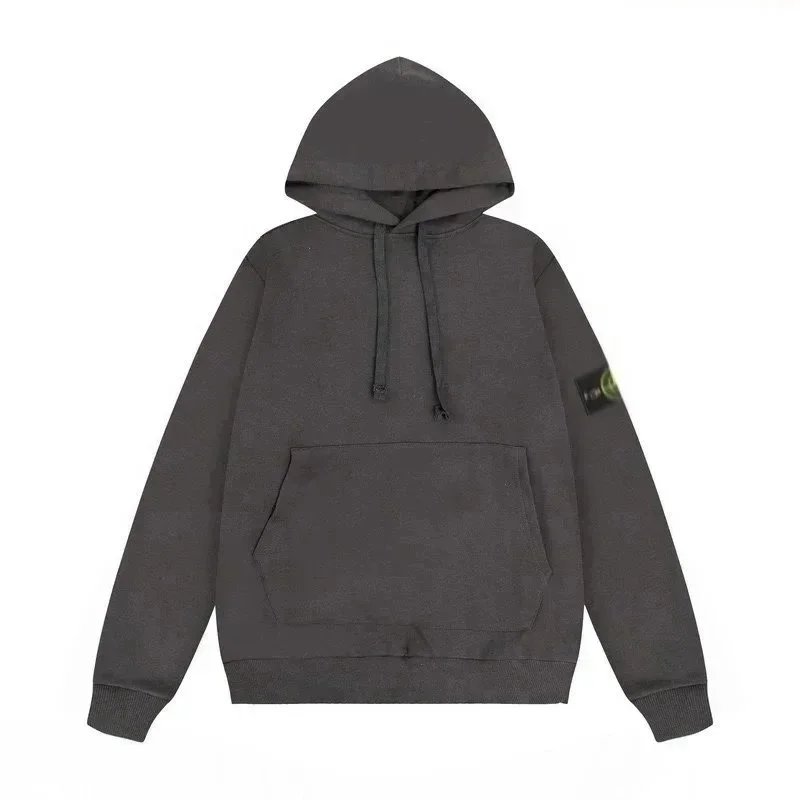 Dark gray hooded