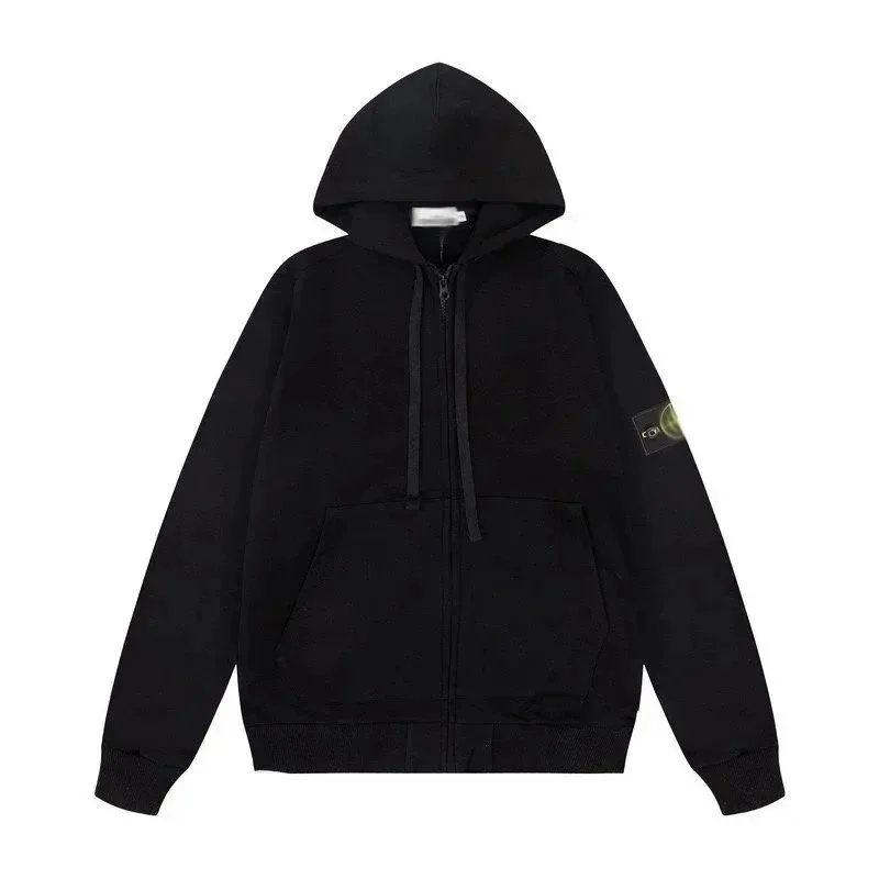 Black cardigan hooded